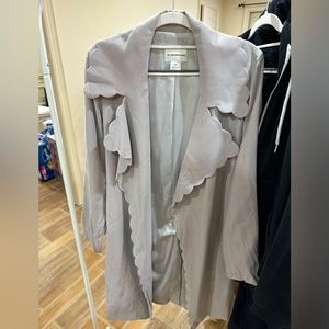 Club Monaco grey trench coat